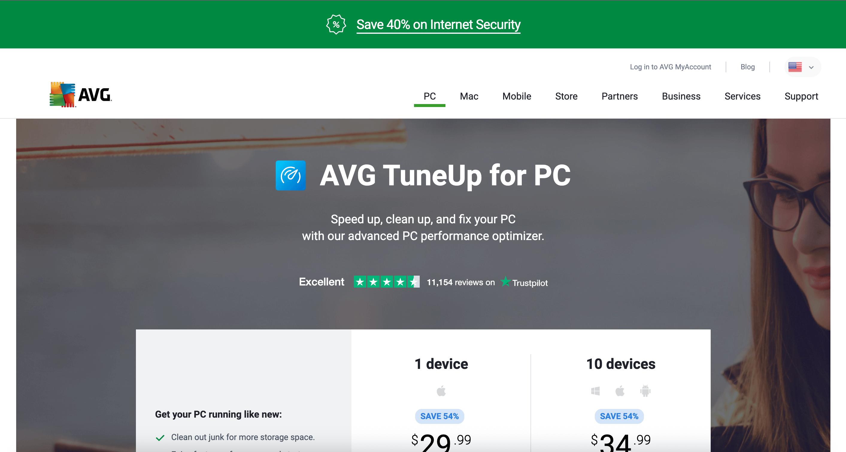 avg pc tuneup